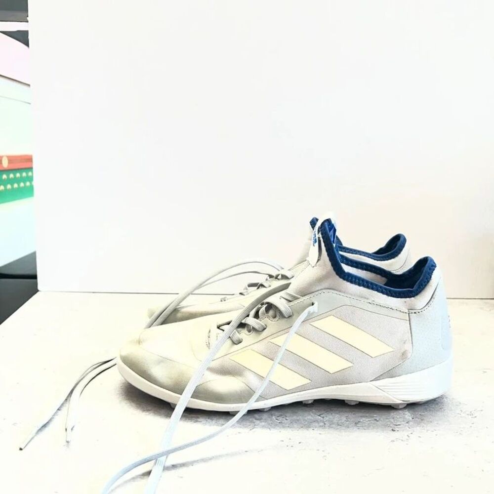 Adidas Ace Tango 17.2 TF Low Top Lace Up Gray Turf Soccer Shoes Mens Size 8.5